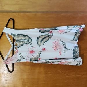 Roxy Tropical Vast Sky Strappy Sleeveless Top